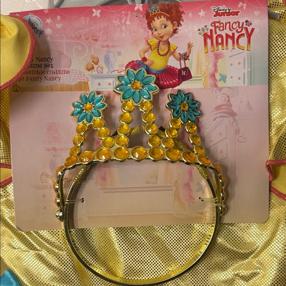 Disney Fancy Nancy Pink and Yellow Costume - Picture 2 of 7